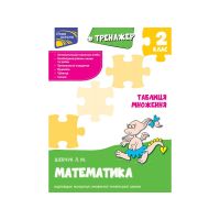 Тренажер з математики. Таблиця множення 2 клас